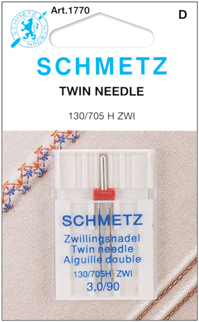 Schmetz Twin Machine Needle-Size 3.0/90 1/Pkg 1770 - 036346317700