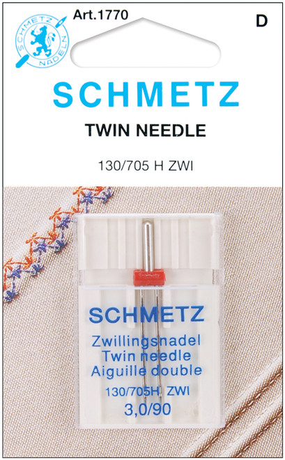 Schmetz Twin Machine Needle-Size 3.0/90 1/Pkg - 1770 - 036346317700 Schmetz Twin Machine Needle-Size 3.0/90 1/Pkg - 1770 - 036346317700