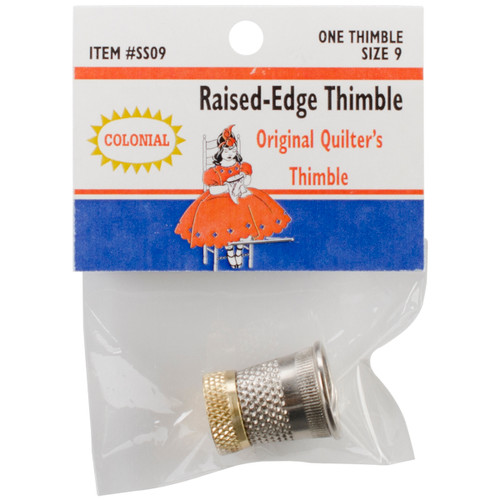 Colonial Raised-Edge Thimble-Size 9 - SST-9 - 850391000260