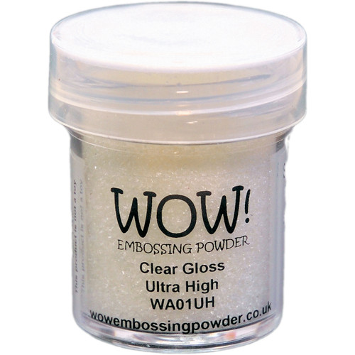 WOW! Embossing Powder Ultra High 15ml-Clear Gloss WOW-UH-WA01 - 50602105200385060210520038