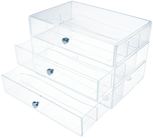 Deflecto Washi Tape Storage Cube-Clear, 10"Wx7"Hx6.8"D - 350901CR Deflecto Washi Tape Storage Cube-Clear, 10"Wx7"Hx6.8"D - 350901CR