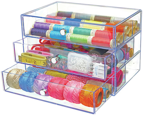 Deflecto Washi Tape Storage Cube-Clear, 10"Wx7"Hx6.8"D - 350901CR Deflecto Washi Tape Storage Cube-Clear, 10"Wx7"Hx6.8"D - 350901CR