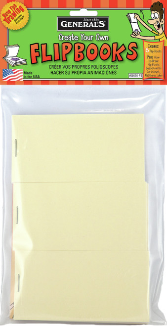 General's Create Your Own Flip Books 6/Pkg-Blank 69010FB - 044974690102