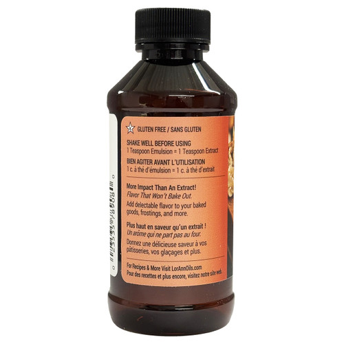 LorAnn Bakery Emulsions Natural & Artificial Flavor 4oz-Pumpkin - 0806-0789