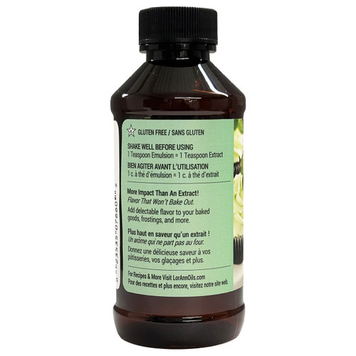 LorAnn Bakery Emulsions Natural & Artificial Flavor 4oz-Peppermint - 0806-0766