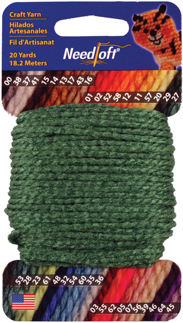 Needloft Craft Yarn 20yd-Holly - 510-27 - 723347510277