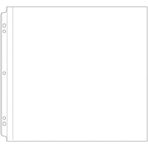 We R Post Bound Photo Sleeves 12"X12" 10/Pkg-Full Page WR660151