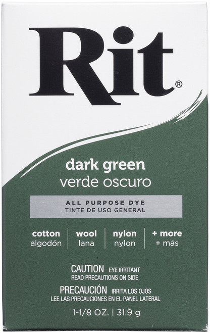 Rit Dye Powder-Dark Green - 3-35 - 885967833508