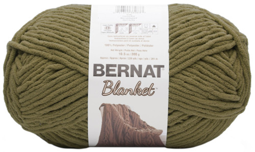 Bernat Blanket Big Ball Yarn-Olive 161110-10241 - 057355380899