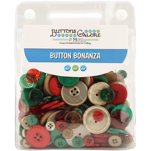 Buttons Galore Button Bonanza-Vintage Christmas BB-45 - 840934075299