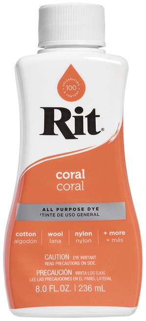 Rit Dye Liquid-Coral 8-66 - 885967886603