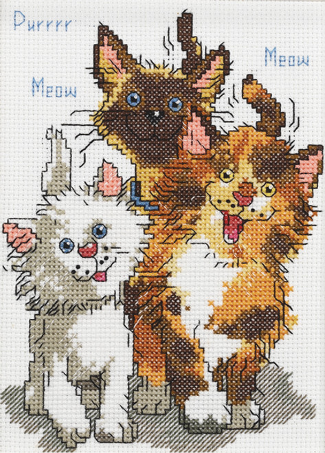 Janlynn/Suzy's Zoo Mini Counted Cross Stitch Kit 5"X7"-Cattails Of Duckport (14 Count) - 38-0208 Janlynn/Suzy's Zoo Mini Counted Cross Stitch Kit 5"X7"-Cattails Of Duckport (14 Count) - 38-0208