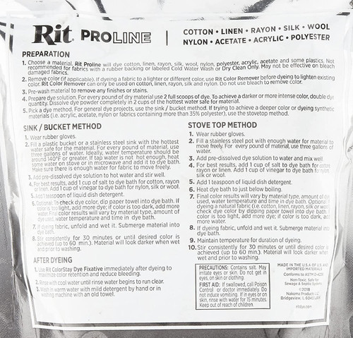 Rit Proline Color Remover Powder-1lb Bag - 84602 Rit Proline Color Remover Powder-1lb Bag - 84602