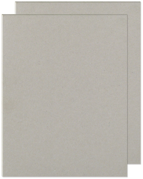 We R Cinch Book Board 8.5"X11" 2/Pkg-Gray Chipboard 61244 - 633356612445