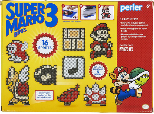 Perler Deluxe Fused Bead Kit-Super Mario Bros. 3 - 80-54243 Perler Deluxe Fused Bead Kit-Super Mario Bros. 3 - 80-54243