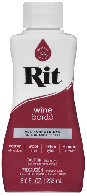 Rit Dye Liquid-Wine - 8-10 - 885967881004