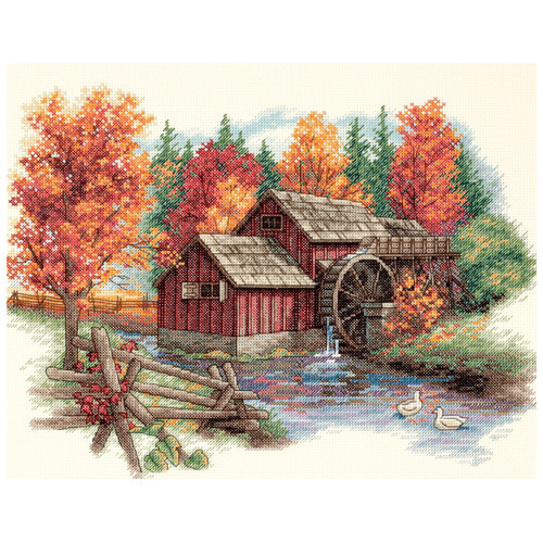 Dimensions Counted Cross Stitch Kit 14"X11"-Glory Of Autumn (14 Count) 35199 - 088677351991