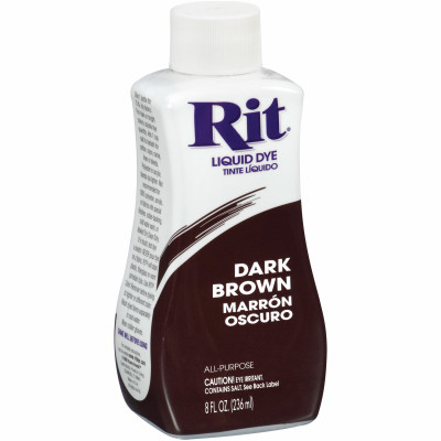 Rit Dye Liquid-Dark Brown - 8-25 - 885967882506