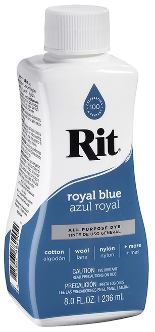 Rit Dye Liquid-Royal Blue - 8-29