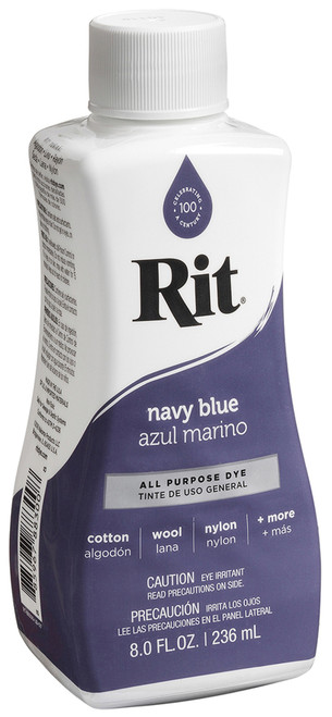 Rit Dye Liquid-Navy Blue - 8-30 Rit Dye Liquid-Navy Blue - 8-30