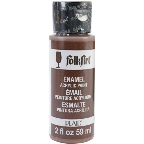 FolkArt Enamel Paint 2oz-Coffee Bean - 40-4013 - 028995040139 FolkArt Enamel Paint 2oz-Coffee Bean - 40-4013 - 028995040139