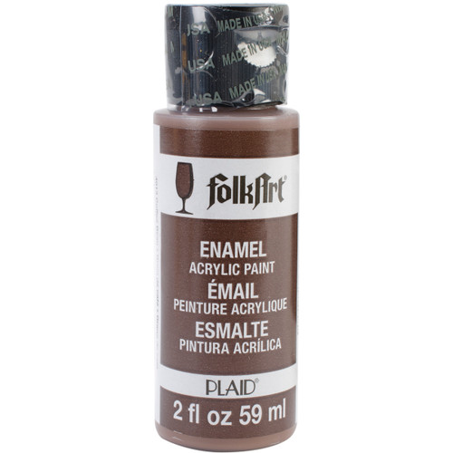 FolkArt Enamel Paint 2oz-Coffee Bean 40-4013 - 028995040139