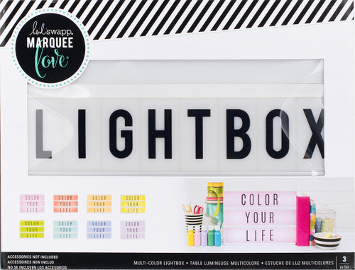 Heidi Swapp Lightbox Original 10"X13"X2"-Multi-Colored -HS314000 - 718813140003