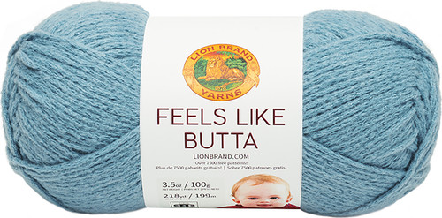 Lion Brand Feels Like Butta Yarn-Dusty Blue 215-108 - 023032024493