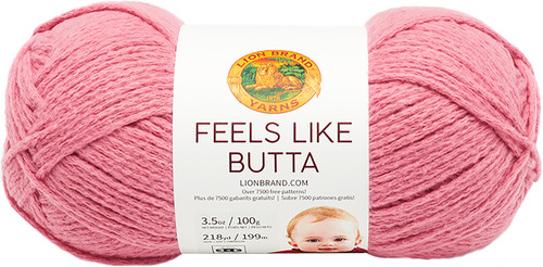 Lion Brand Feels Like Butta Yarn-Dusty Pink 215-140 - 023032024394