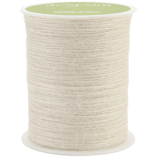 May Arts Burlap String 1mmX400yd-Ivory SM-09 - 848208035918