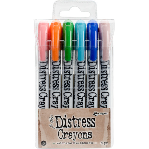 Tim Holtz Distress Crayon Set-Set #6 - DBK51763 - 789541051763