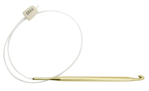 Susan Bates Silvalume Aluminum Afghan Crochet Hook 22"-Size J10/6mm - 12122-J 10 Susan Bates Silvalume Aluminum Afghan Crochet Hook 22"-Size J10/6mm - 12122-J 10