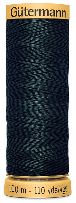 Gutermann Natural Cotton Thread 110yd-Dark Green 103C-8080 - 077780011489