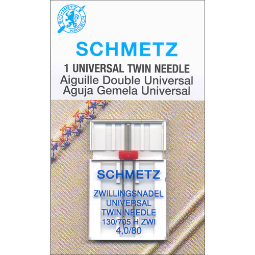 Schmetz Twin Machine Needle-Size 4.0/80 1/Pkg - 1794 - 036346317946 Schmetz Twin Machine Needle-Size 4.0/80 1/Pkg - 1794 - 036346317946