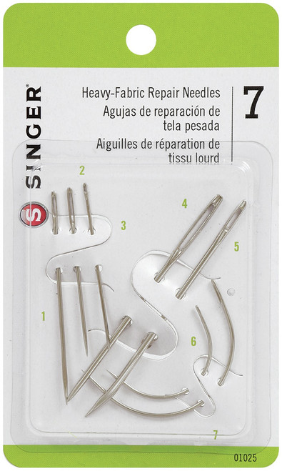 Singer Heavy-Duty Hand Needles-Assorted 7/Pkg - 01025 - 075691010256