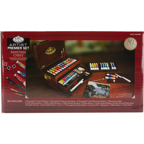 Royal & Langnickel(R) Artist Premier Set-Painting Chest - RSET8000 - 090672062673 Royal & Langnickel(R) Artist Premier Set-Painting Chest - RSET8000 - 090672062673