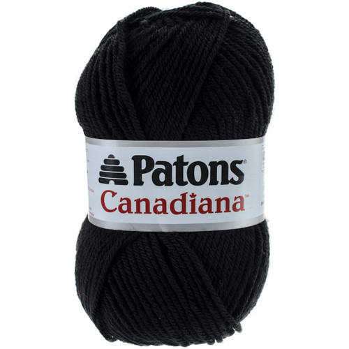 Patons Canadiana Yarn - Solids-Black - 244510-10040 - 057355334359 Patons Canadiana Yarn - Solids-Black - 244510-10040 - 057355334359