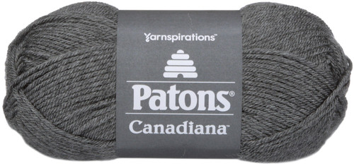 Patons Canadiana Yarn - Solids-Medium Grey Mix - 244510-10044 - 057355334373