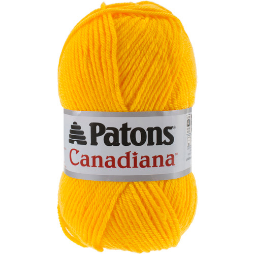 Patons Canadiana Yarn - Solids-Tweet Yellow - 244510-10622 - 057355334663