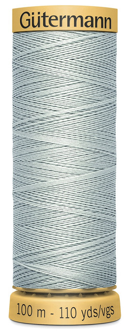 Gutermann Natural Cotton Thread 110yd-Light Slate 103C-9120 - 077780011670