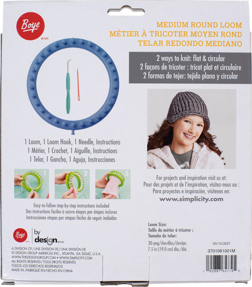 Boye Medium Round Loom-7.5" - 1060001 Boye Medium Round Loom-7.5" - 1060001