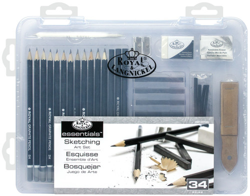 Royal & Langnickel(R) essentials(TM) Clear View Art Set-Sketching - RSET3105 - 090672066190 Royal & Langnickel(R) essentials(TM) Clear View Art Set-Sketching - RSET3105 - 090672066190