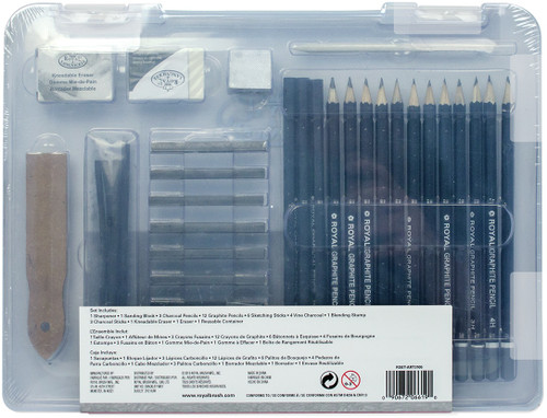 Royal & Langnickel(R) essentials(TM) Clear View Art Set-Sketching - RSET3105 Royal & Langnickel(R) essentials(TM) Clear View Art Set-Sketching - RSET3105