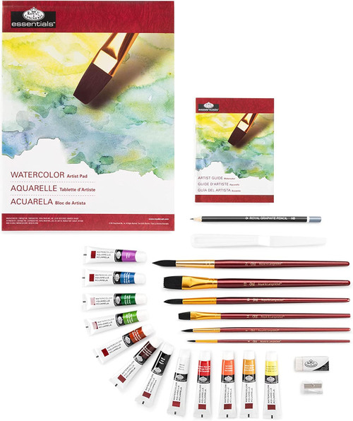 Royal & Langnickel(R) essentials(TM) Clear View Art Set-Watercolor Painting - RSET3203 Royal & Langnickel(R) essentials(TM) Clear View Art Set-Watercolor Painting - RSET3203