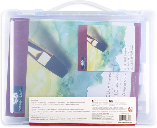 Royal & Langnickel(R) essentials(TM) Clear View Art Set-Watercolor Painting - RSET3203 Royal & Langnickel(R) essentials(TM) Clear View Art Set-Watercolor Painting - RSET3203
