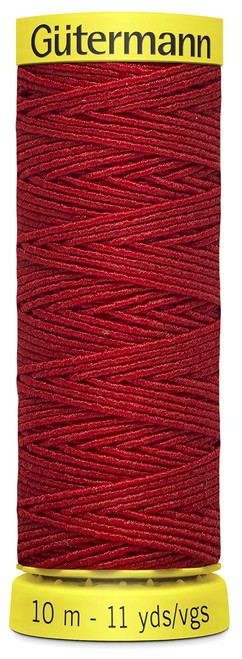 Gutermann Elastic Thread 11yd-Red - 10E-2063 - 4008015127152