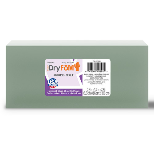 Desert Foam Dry Foam Block-2.625"X3.5"X7.875" -FO180GS - 046501408938