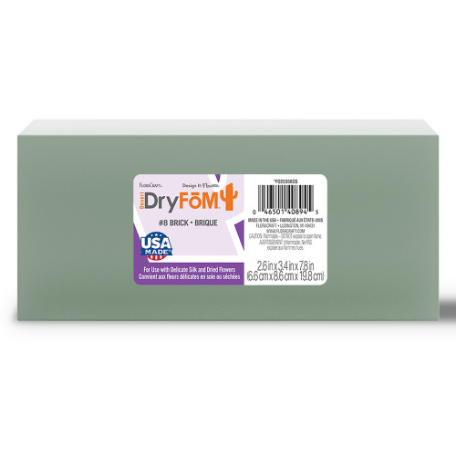 FloraCraft Floral Desert DryFoM Brick-2.6"X3.4"X7.8" - FO180GS - 046501408952