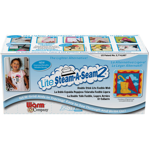 Warm Company Lite Steam-A-Seam 2 Fusible Web-12"X40yd - 5440 - 753705054402
