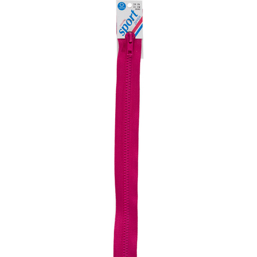 Coats Sport Separating Zipper 30"-Red Rose - F43 30-3040 - 073650845666